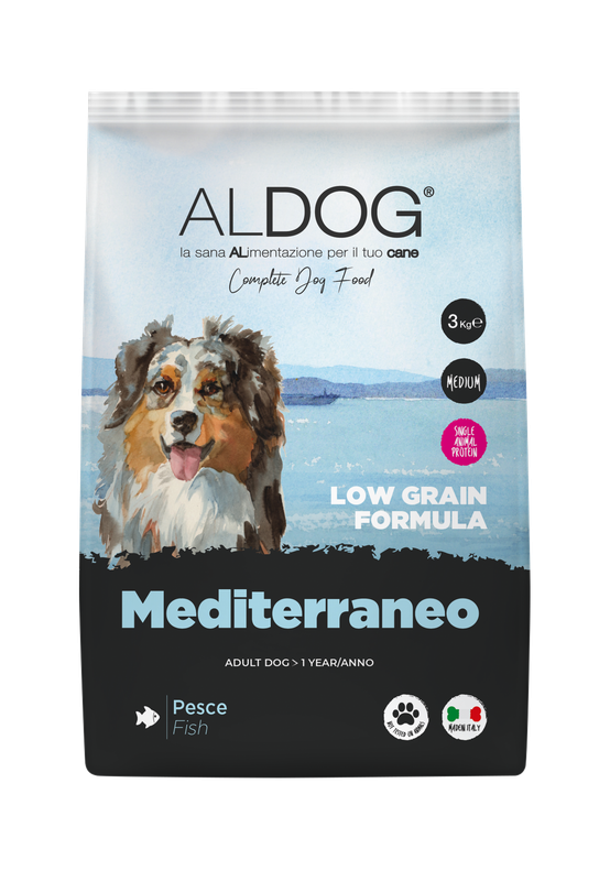Aldog - low grain Mediterraneo 3KG