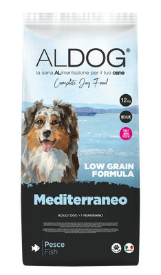 Aldog - low grain Mediterraneo 12 KG