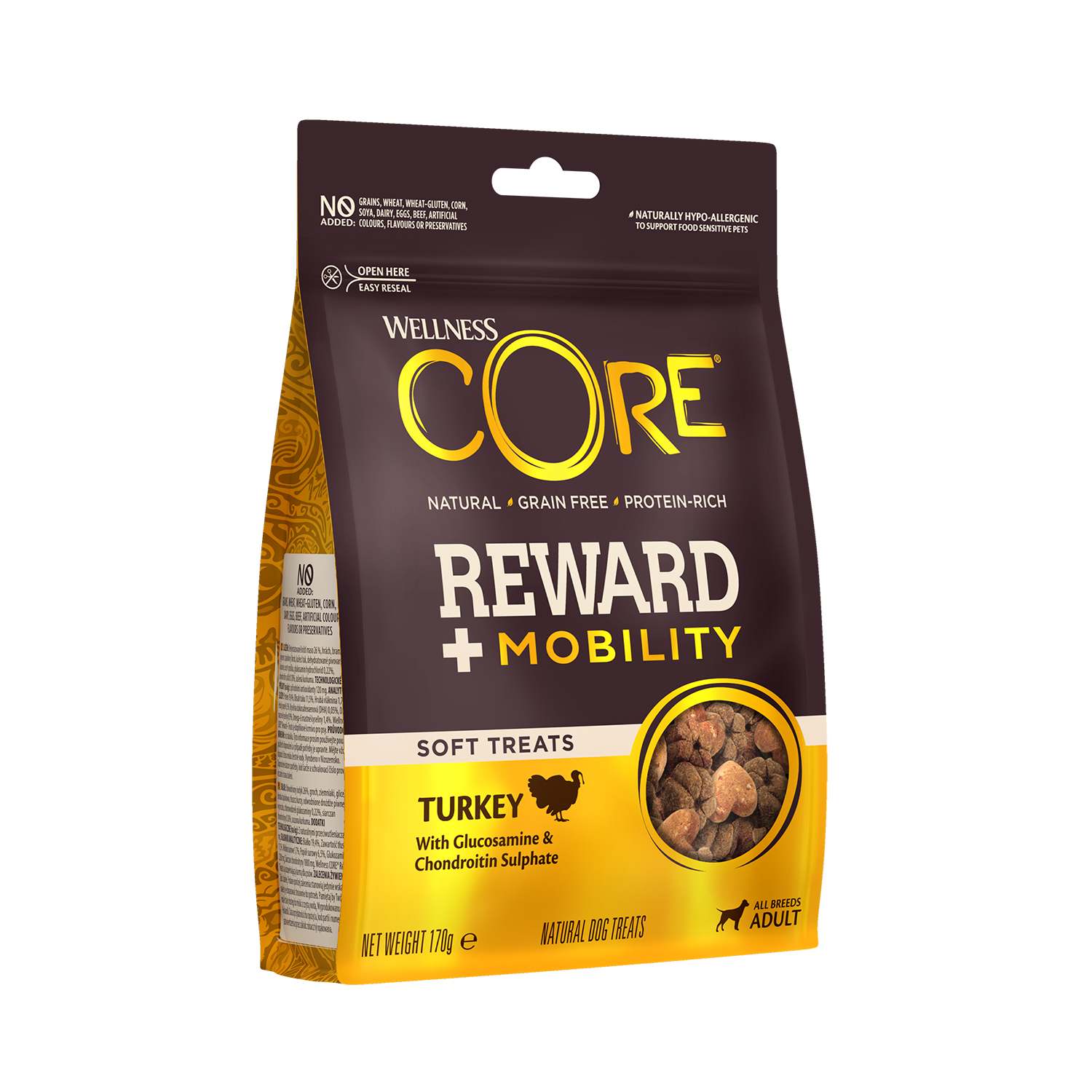 Wellness Core snack-treat kalkoen