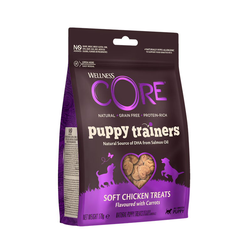Wellness Core snack-treat kip en groenten - puppy Wellness Core snack-treat kip en groenten - puppy