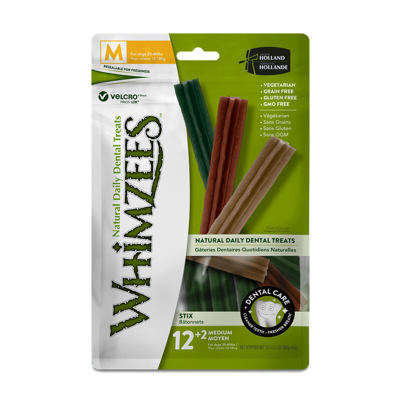 Whimzee Snack Stok M - 14 stuks