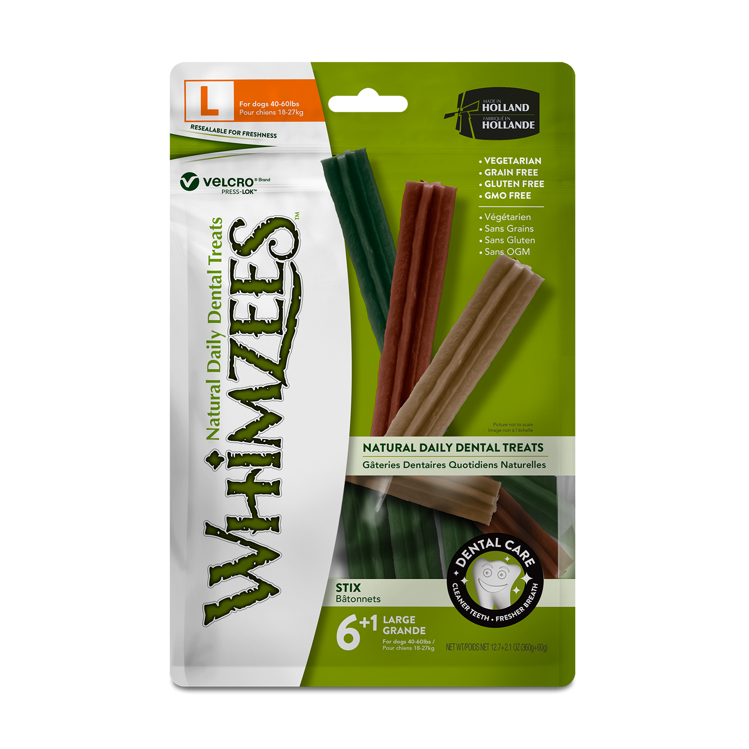 Whimzee Snack Stok L - 7 stuks