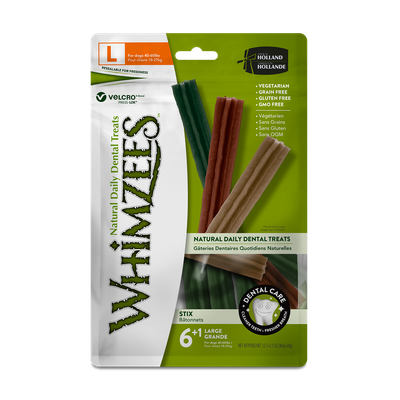 Whimzee Snack Stok L - 7 stuks Whimzee Snack Stok L - 7 stuks