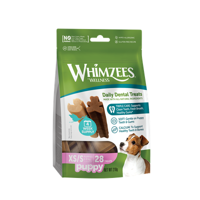Whimzee Snack Puppy XS/S - 28 stuks