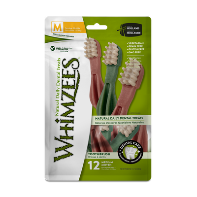 Whimzee Snack Tandenborstel M - 12 stuks Whimzee Snack Tandenborstel M - 12 stuks
