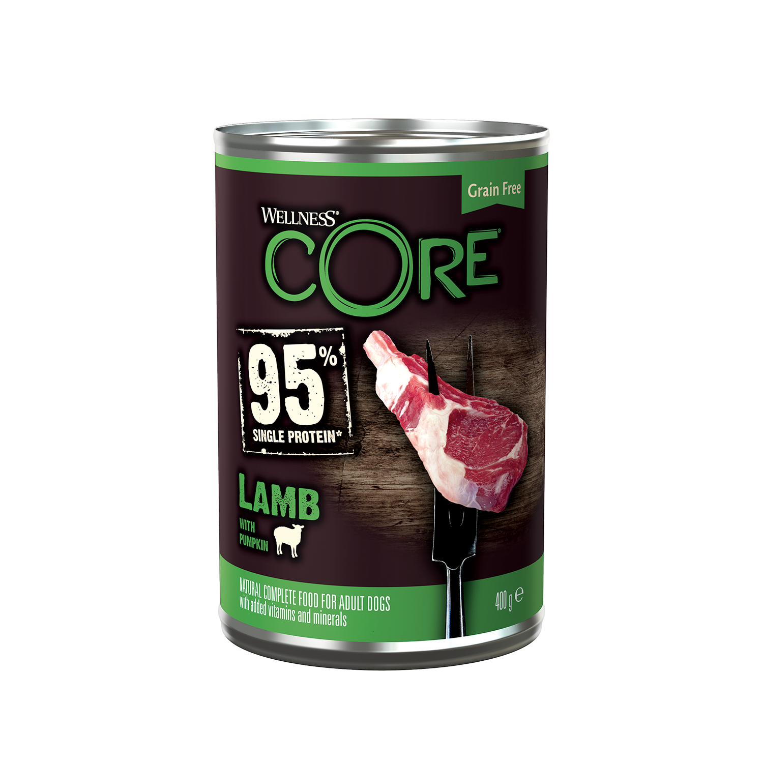 Blik Wellness Core lam-pompoen Blik Wellness Core lam-pompoen