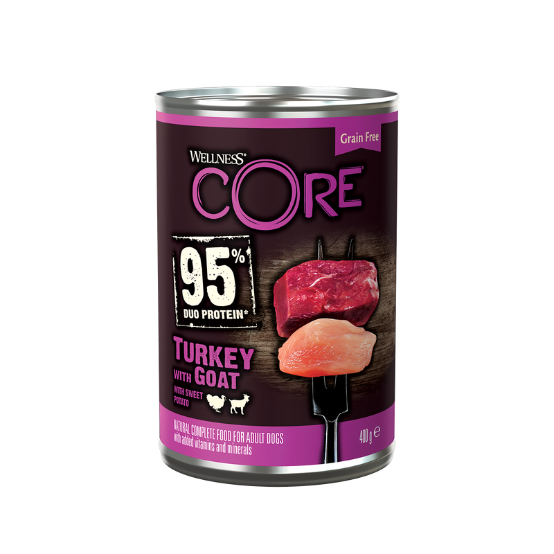 Blik Wellness Core kalkoen-geit-zoete aardappel