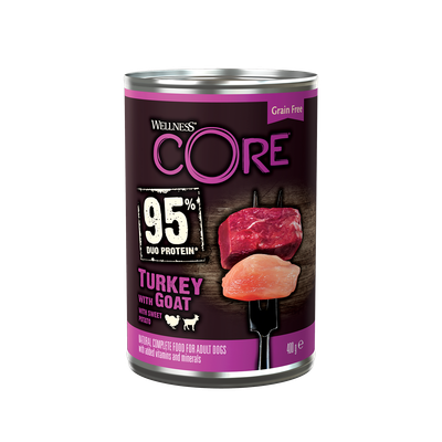 Blik Wellness Core kalkoen-geit-zoete aardappel