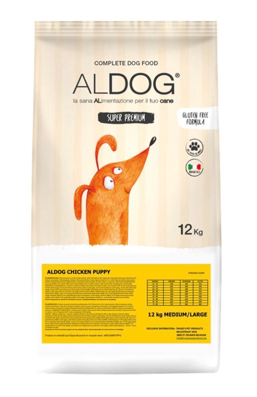 Aldog – chicken/kip – Puppy M/L 12kg Aldog – chicken/kip – Puppy M/L 12kg