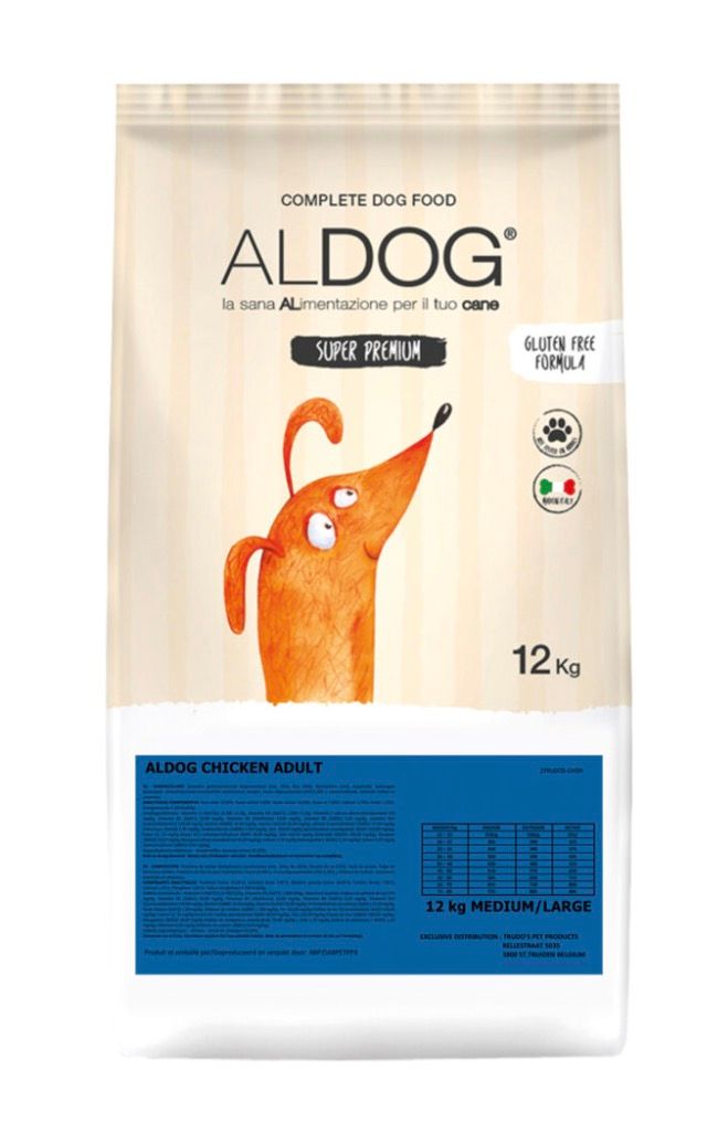 Aldog – chicken/kip – Adult M/L 12kg Aldog – chicken/kip – Adult M/L 12kg