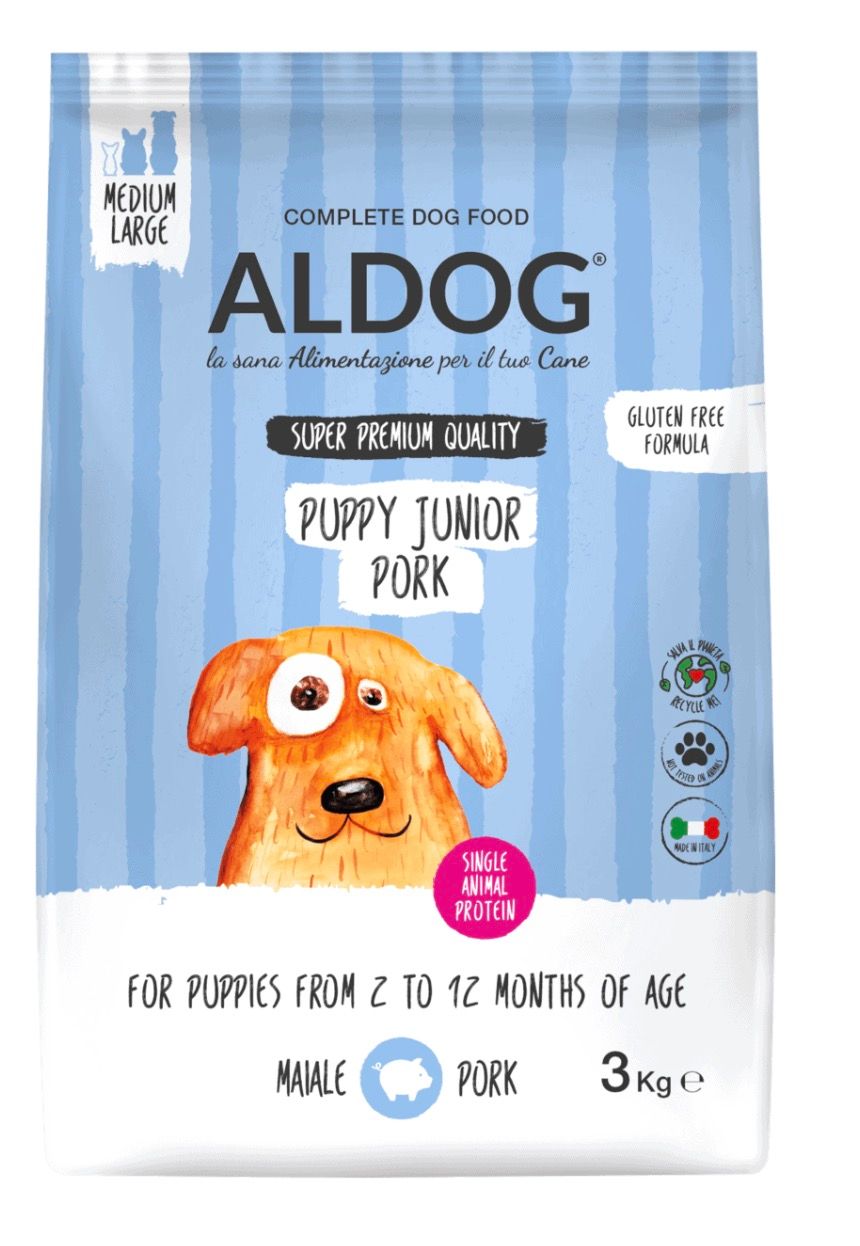 Aldog - Puppy junior - varken/pork - 3kg medium en large