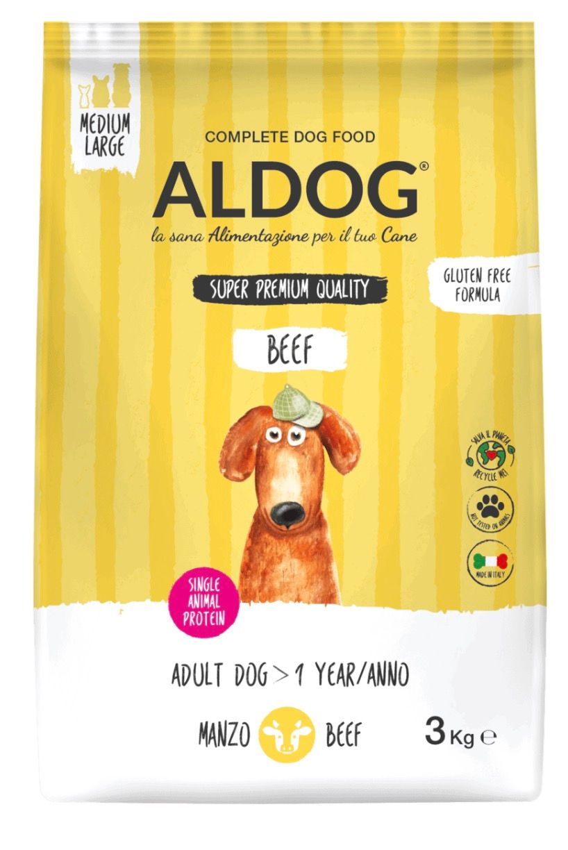 Aldog – rundsvlees/beef – medium/large - 3KG