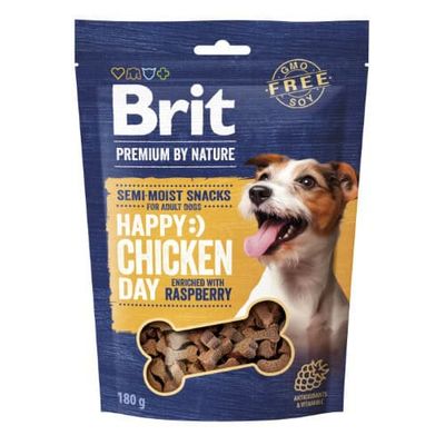 Brit Premium - Dog Semi-moist Snacks Chicken with Raspberry 180 gr