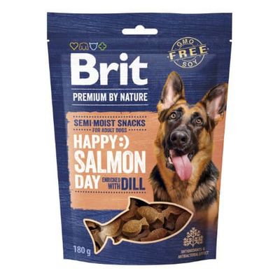 Brit Premium - Dog Semi-moist Snacks Salmon with Dill 180 g