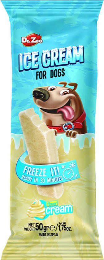 Hondenijsje - Dr Zoo ice cream - cream