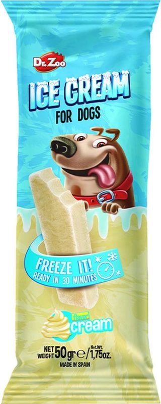 Hondenijsje - Dr Zoo ice cream - cream
