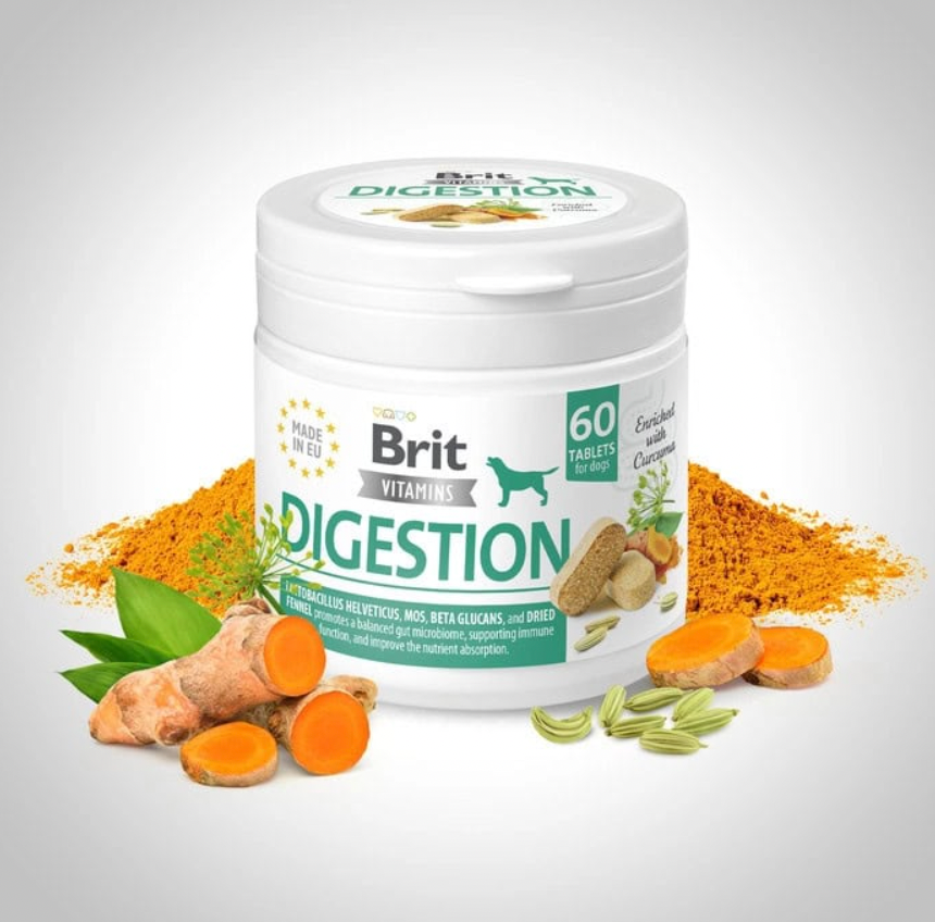 Brit Vitamines – goede vertering - Digestion 120 g (60 tabletten)