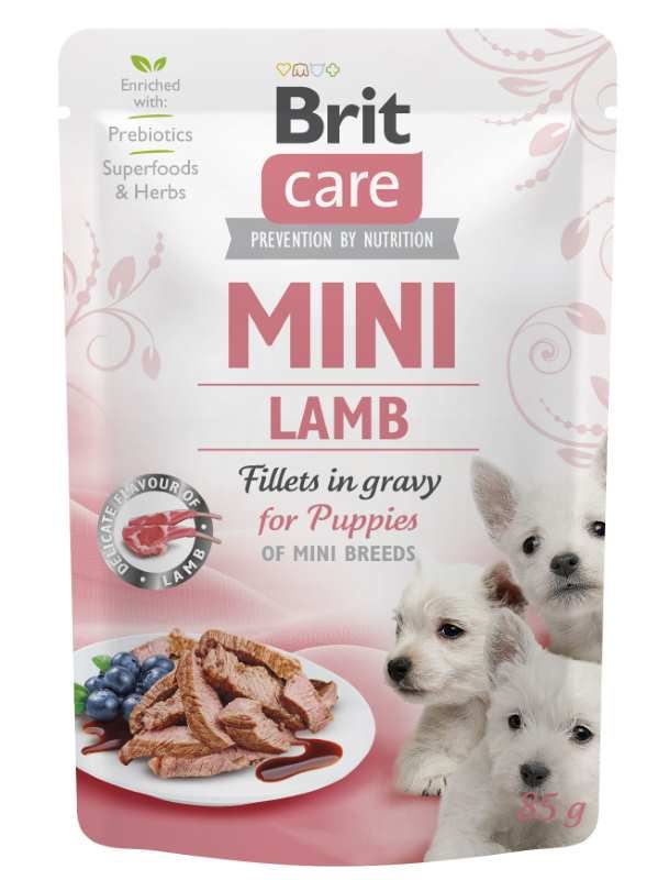 Brit Care Mini Pouch Puppy Lamfilet in jus 85 g