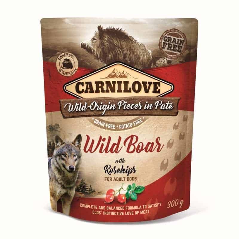 Carnilove Pouch Wild Zwijn & Rozenbottel 300 g