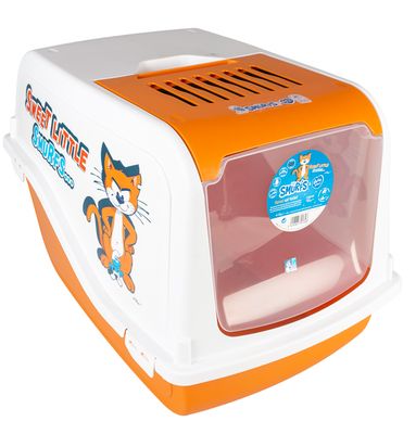 Kattenbak Asrael - gesloten kattentoilet