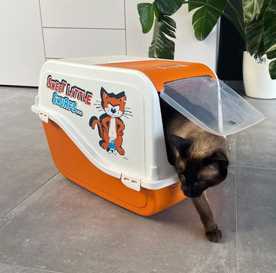 Kattenbak Asrael - gesloten kattentoilet