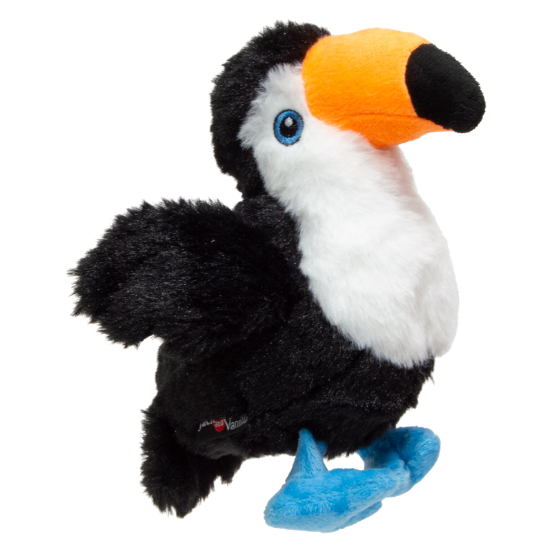 Speelgoed hond zoonimals toekan 18 cm