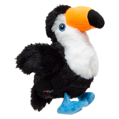 Speelgoed hond zoonimals toekan 18 cm