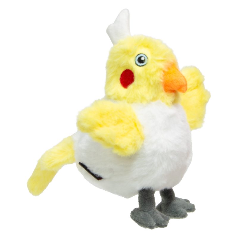 Speelgoed hond zoonimals kip 18 cm