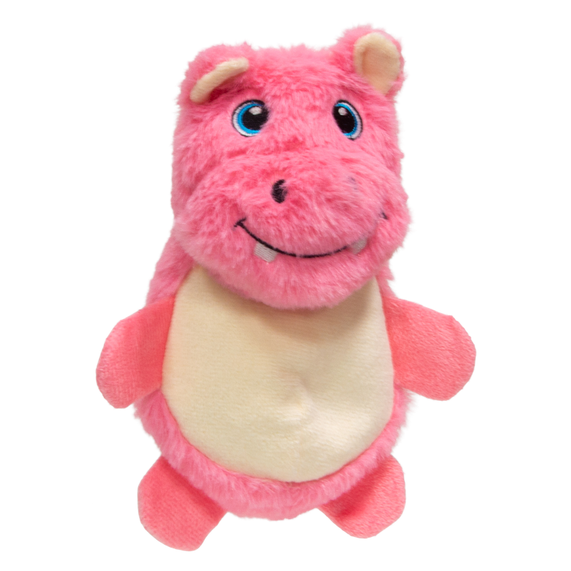 Speelgoed hond zoonimals nijlpaard 18 cm