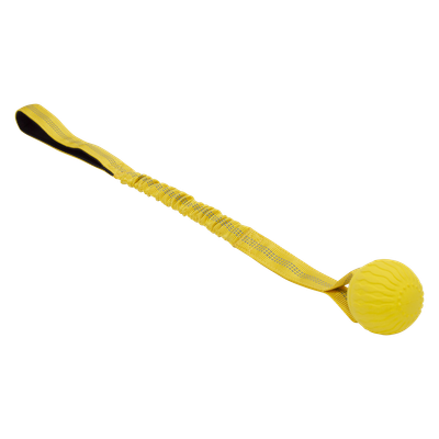 Playscent-bal met bungee touw yellow/geel - U - chicken (one size)