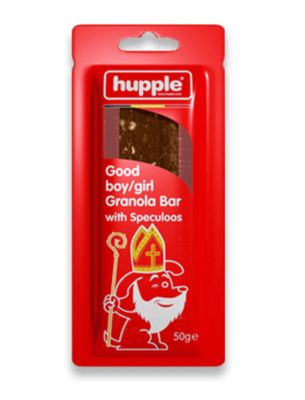 Hupple - Sint - Granola Bar with Speculoos - Hond Hupple - Sint - Granola Bar with Speculoos - Hond