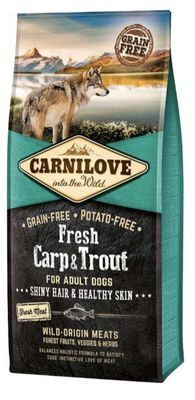 Carnilove - hond adult - Fresh karper en forel 12kg