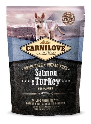 Carnilove - hond - puppy zalm & kalkoen 1,5kg
