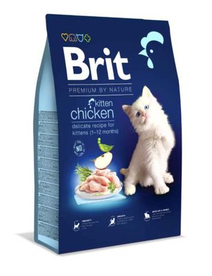Brit Premium kat - voor kittens - met kip - 8kg