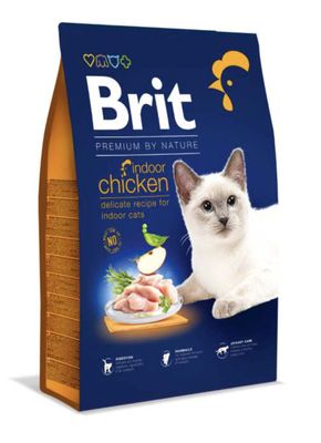 Brit Premium kat - binnenhuiskat - met kip - 8kg