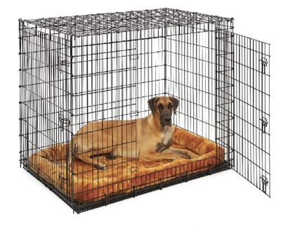 Hondenbench Mega - 137x94x114cm - inclusief Cinnamon deluxe benchmatras