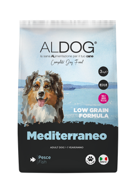 Aldog - low grain Mediterraneo 3KG