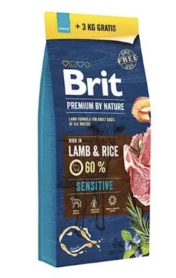 Brit Premium by nature Sensitive Lamb 15kg + 3kg GRATIS Brit Premium by nature Sensitive Lamb 15kg + 3kg GRATIS