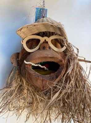 Speelgoed monkey with glasses