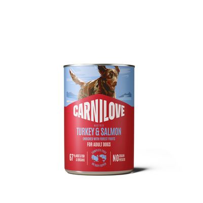 Carnilove can-blik adult salmon & turkey - zalm en kalkoen 400 gram