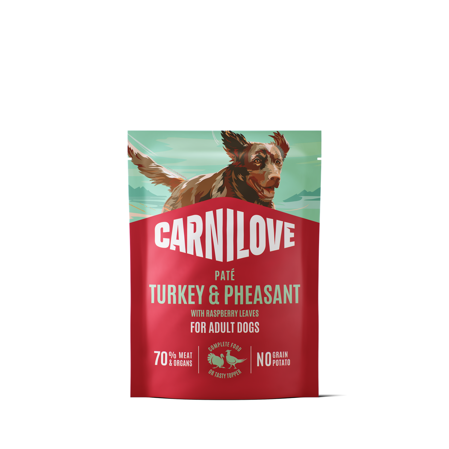 Carnilove pouch dog-hond turkey & pheasant with raspberry leaves 300g Carnilove pouch dog-hond turkey & pheasant with raspberry leaves 300g