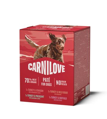 Carnilove Mutipack dog/hond 4 x 300 g
