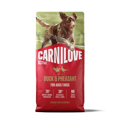 Carnilove Active dog-hond Duck & Pheasant for Adult All Breeds 12 kg