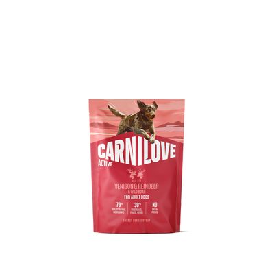 Carnilove Active dog-hond Venison & Reindeer & Wild Boar for Active Adult All Breeds 1,5 kg