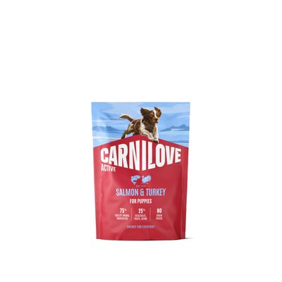 Carnilove Active puppy - Salmon & Turkey for Puppies  1,5 kg
