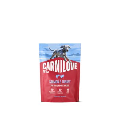 Carnilove Active Junior dog-hond Large breed - Salmon & Turkey 1,5 kg