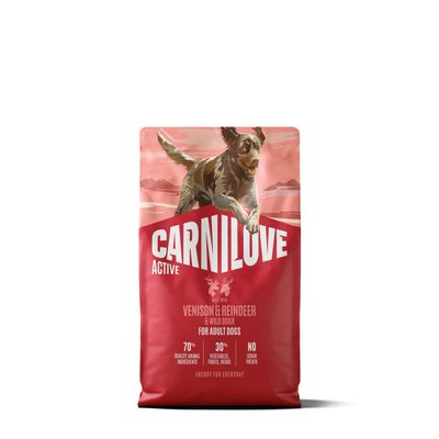 Carnilove Active dog-hond Venison & Reindeer & Wild Boar for Active Adult All Breeds 4 kg