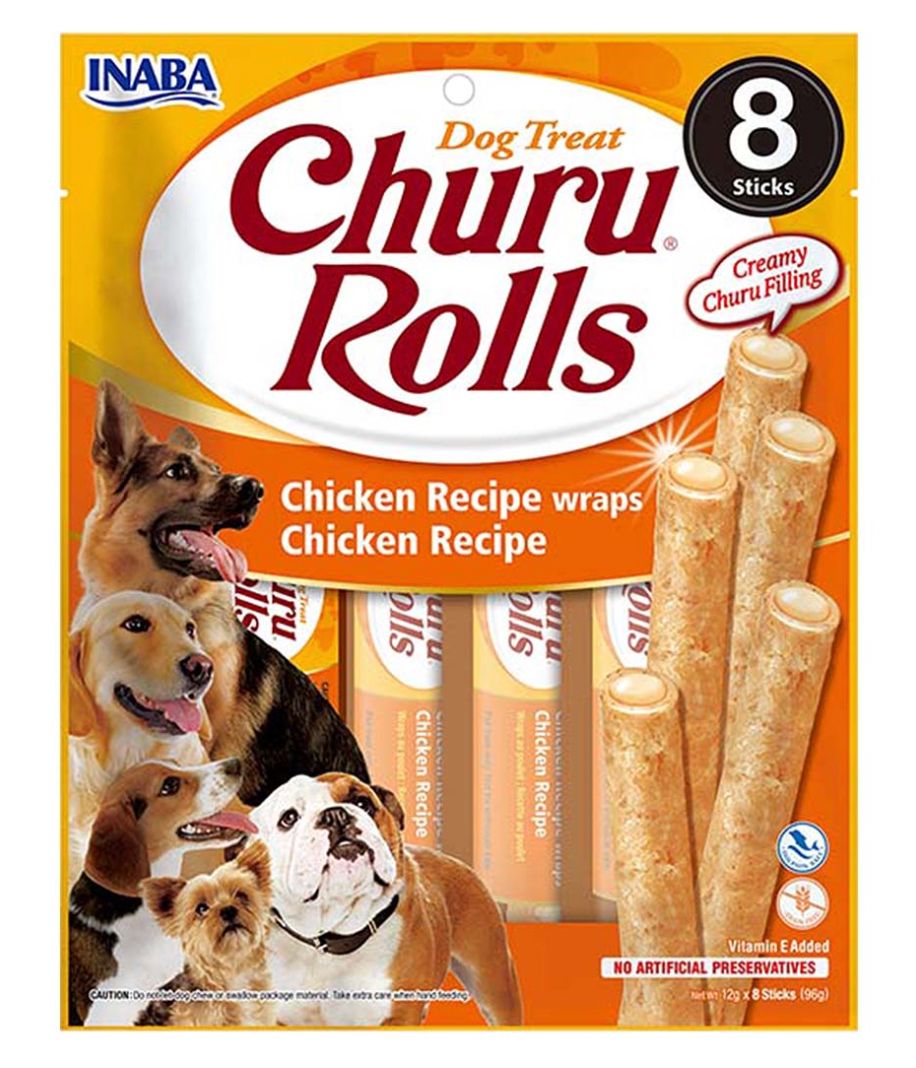Hondensnack Churu rolls chicken 8 sticks Hondensnack Churu rolls chicken 8 sticks