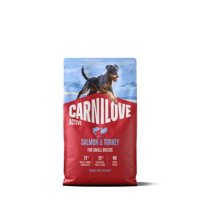Carnilove Active dog-hond Salmon & Turkey for Adult Small Breeds 4 kg