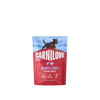 Carnilove Active dog-hond Salmon & Turkey for Adult Small Breeds 1,5 kg